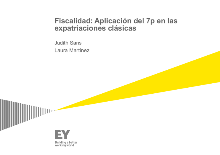 Fiscalidad: Aplicación del 7p en las expatriaciones