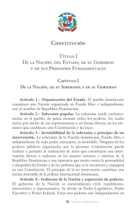 Constitucion De La Republica Dominicana