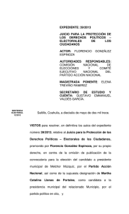 expediente 039/2013. - Poder Judicial del Estado de Coahuila