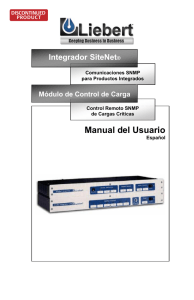 Manual del Usuario - Emerson Network Power