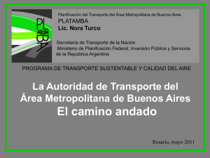 La Autoridad de Transporte del Área Metropolitana de Buenos Aires