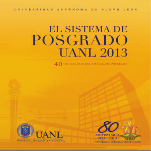 El sistema de Posgrado UANL - Universidad Autónoma de Nuevo
