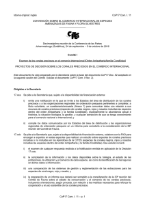 Working document for CITES CoP16