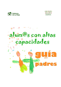 Guía Altas Capacidades. Consejería Educación La Rioja 2016