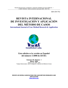 revista internacional de investigación y aplicación del