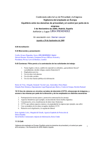 AGENDA en formato PDF - Conferencia Internacional de Protección
