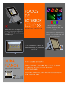 FOCOS DE EXERIOR LED IP 65 wwww.mercotecnia.cl