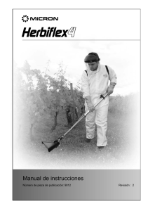 Herbiflex 4 Manual de instrucciones (es) 9012 Rev 2