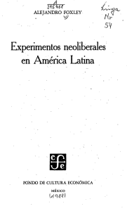 Experimentos neoliberales en América Latina
