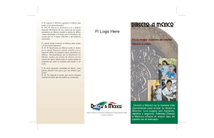 Directo a Mexico Brochure (Spanish)
