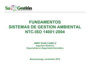 fundamentos sistemas de gestion ambiental ntc-iso