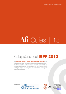Guía práctica del IRPF 2013