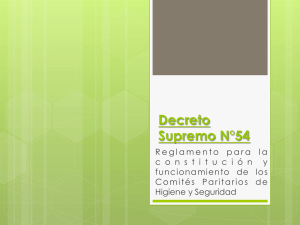 Decreto Supremo N°54