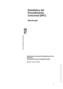 Estadística del Procedimiento Concursal (EPC)