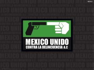 La Política de Drogas en México (RESULTADOS PRELIMINARES)