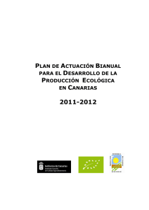 Plan de Actuación Bienal para el Desarrollo de la Producción