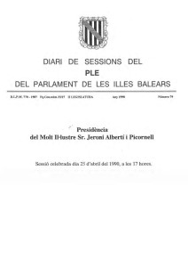 25 d`abril de 1990Núm. 79 II legislatura