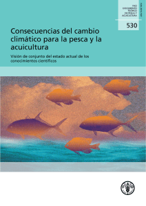 Consecuencias del cambio climático para la pesca y la acuicultura