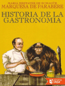 Historia de la Gastronomía