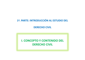 Concepto y contenido del Derecho Civil Arquivo