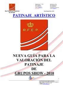 Guía Grupos-Show -2010 - Real Federación Española de Patinaje