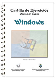 Cartilla Ejercicios Windows Basico v2007