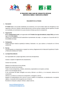 Reglamento y Circuitos - Federación Andaluza de Triatlón