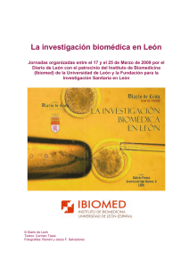 La investigación Biomédíca en León