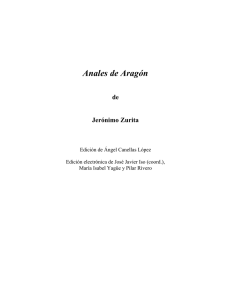 Anales de Aragón - Institución Fernando el Católico