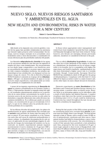 Nuevo siglo, nuevos riesgos sanitarios y ambientales en el agua