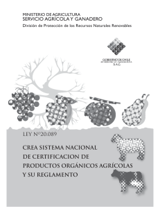 LEY_20089 - Comisión Interamericana de Agricultura Orgánica CIAO