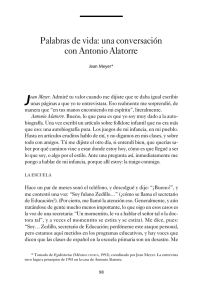 Palabras de vida: una conversación con Antonio Alatorre