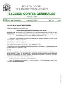 Sección Cortes Generales Serie A: Actividades Parlamentarias