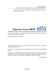 Reporte Anual 2015