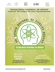 XXI Evento Nacional de Ciencias Básicas 2014 Etapa Nacional