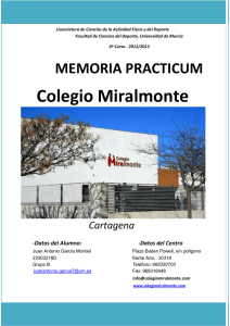 Colegio Miralmonte - Tu Web de Practicum y Movilidad en CAFD