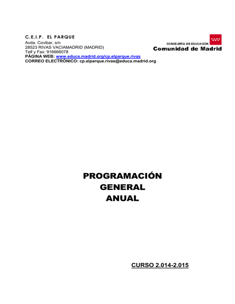 Programación General Anual