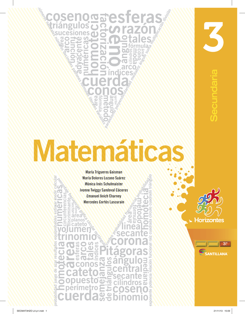 Libro De Matematicas De Tercer Grado De Secundaria ...