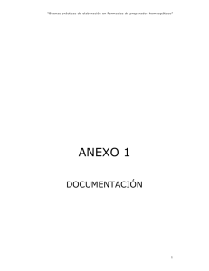 Anexo 1 Documentación técnica general