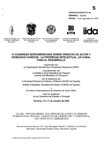 iv congreso iberoamericano sobre derecho de autor y