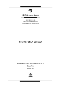 Internet en la Escuela - IIPE UNESCO Buenos Aires