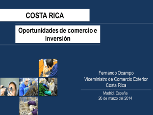 Costa Rica, oportunidades de comercio e inversión