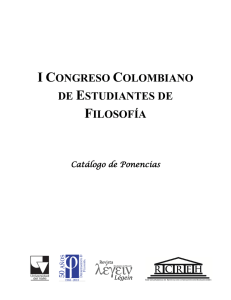 i congreso colombiano de estudiantes de filosofía
