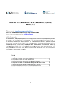 instructivo y + info - Comisión Nacional Salud Investiga