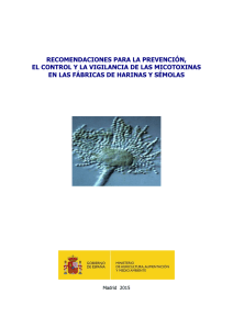 introducción: las micotoxinas - Ministerio de Agricultura