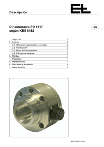 Descripción Dinamómetro PD 1517 según KBS