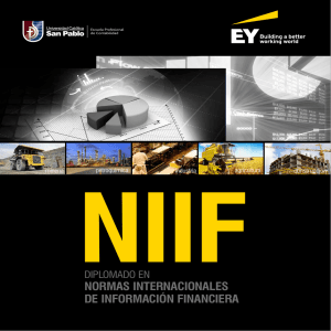 normas internacionales de información financiera