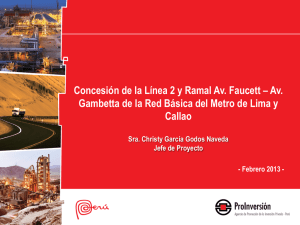 Av. Gambetta de la Red Básica del Metro de Lima y Callao