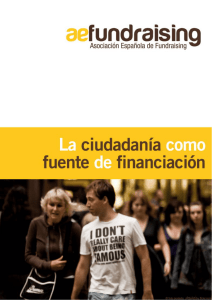 Descarga aquí el dossier - Asociación Española de Fundraising