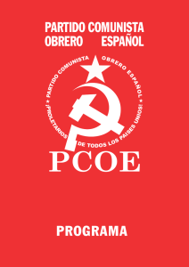 programa partido comunista obrero español